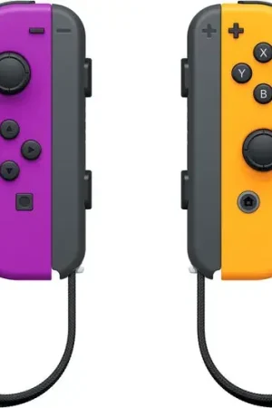 Top des ventes | Nintendo Switch Joy-Con Violet Néon et Orange Néon Manettes de jeu