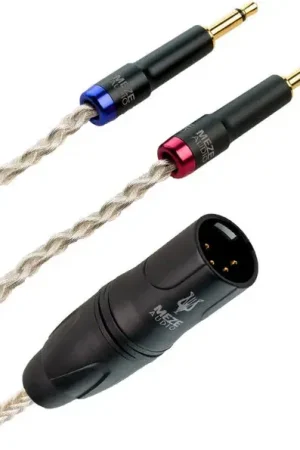 Meze Furukawa PCUHD plaqué Argent tressé (2,5 m) XLR 4 pins Câbles casques | Disponible dès maintenant