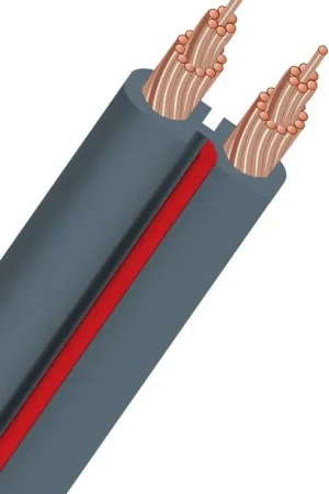 Prix avantageux | Audioquest X2 gaine PVC gris foncé (1 m) Câbles d'enceintes au mètre