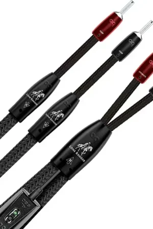 Audioquest Lone Ranger Banane Series 1000 Silver (2x4 m) Câbles d'enceintes prémontés - Excellente qualité