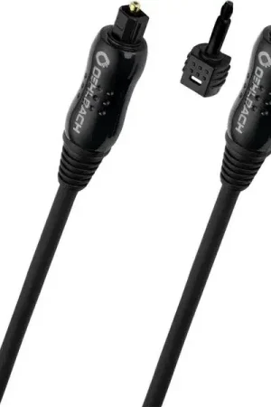 Oehlbach Opto Star Black (2 m) Câbles numériques optiques - Qualité professionnelle