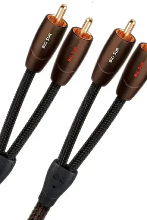 Offre du jour - Audioquest Big Sur connecteur RCA vers RCA (0,6 m) Câbles RCA/Cinch stéréo