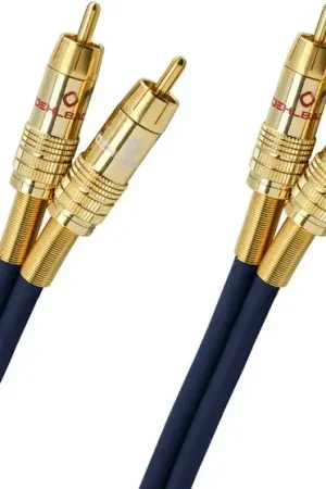 Satisfait ou remboursé - Oehlbach NF 1 Master Bleu (0,5 m) Câbles RCA/Cinch stéréo