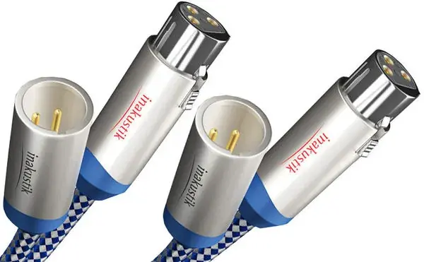 Réduction - Inakustik Premium Audio XLR (2 x 0,75 m) Câbles symétriques XLR