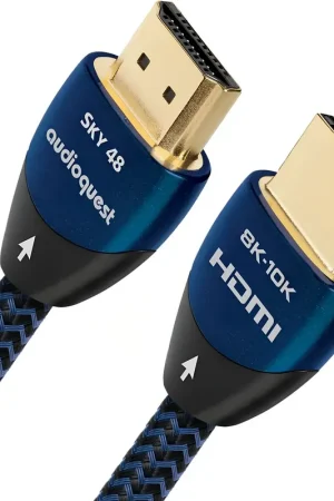Qualité supérieure - Audioquest Sky 48 HDMI (0,75 m) Câbles HDMI