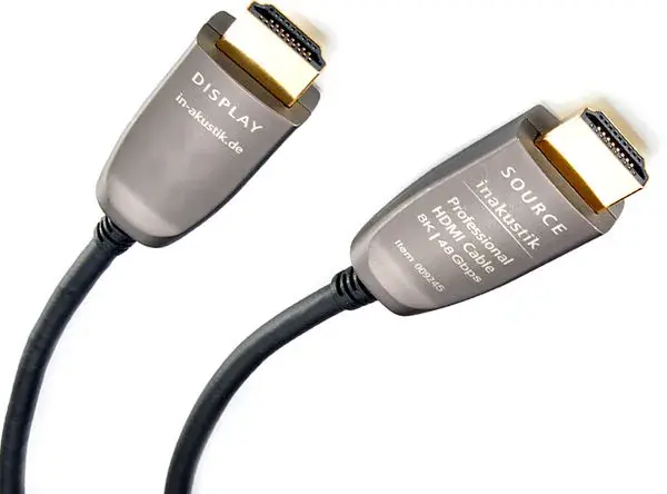 Câble Inakustik Profil HDMI 8K Optical Fiber Cable (10 m) Câbles HDMI - Prix mini