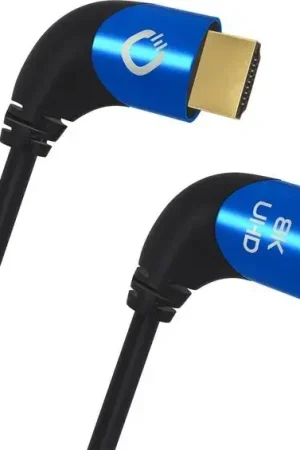Bonne affaire | Oehlbach Shape Magic UHD 90 Noir (1 m) Câbles HDMI