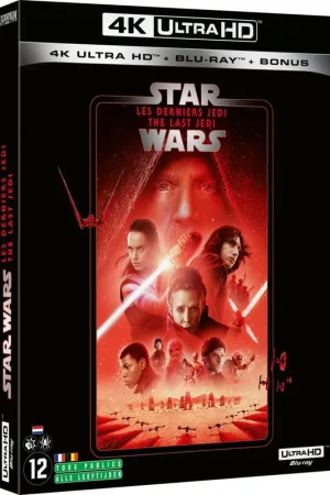 Star Wars, épisode VIII : Les Derniers Jedi (1 Blu-ray UHD 4K + 1 Blu-ray + bonus) Disques Blu-ray films | Dernières pièces