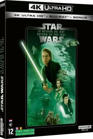 Star Wars, épisode VI : Le Retour du Jedi (1 Blu-ray UHD 4K + 1 Blu-ray + bonus) Disques Blu-ray films | Produit tendance