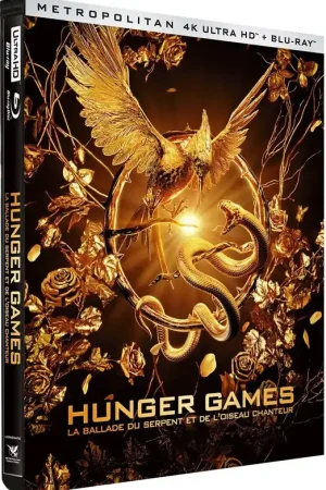 Retour gratuit | Hunger Games : La Ballade du serpent et de l'oiseau chanteur Édition Limitée Steelbook (Blu-ray UHD 4K + Blu-ray) Disques Blu-ray films