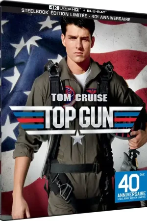 Top Gun (1986) 40e anniversaire édition steelbook limitée Disques Blu-ray films | Super offre