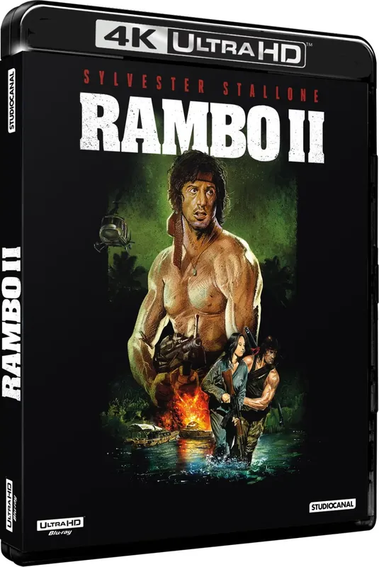 Coup de cœur des clients | Rambo II (Blu-ray UHD 4K) Disques Blu-ray films
