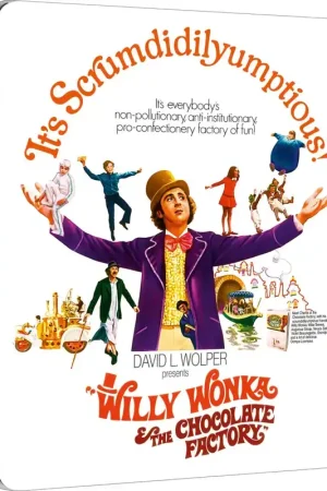 Nouveau produit | Charlie Et La Chocolaterie (1971) Édition Steelbook (Blu-ray UHD 4K + Blu-ray) Disques Blu-ray films