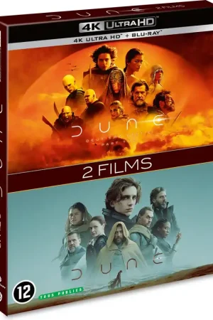 Dune + Dune : Deuxième Partie (Blu-ray 4K UHD + Blu-ray) Disques Blu-ray films - Plus que quelques jours