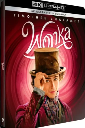 Offre spéciale - Wonka Édition Steelbook (Blu-ray UHD 4K + Blu-ray) Disques Blu-ray films