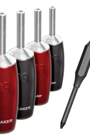 Audioquest 500 Series Silver (lot de 4) Fiches bananes et fourches - Tout juste arrivé