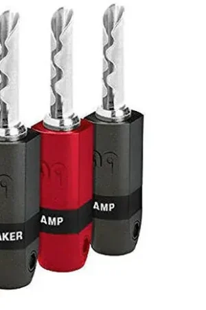Audioquest SureGrip 300 SIlver (lot de 4) Fiches bananes et fourches - Dernières pièces