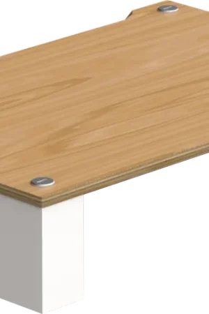 Jusqu'à épuisement des stocks | Blok Stax 2G 120 mm Naturel & Blanc satiné Meubles hi-fi