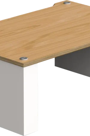 Blok Stax 2G 220 mm Naturel & Blanc satiné Meubles hi-fi | Se termine bientôt