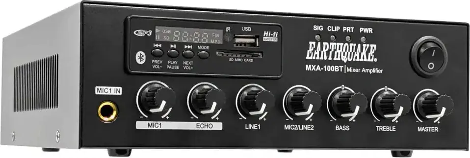 Earthquake MXA-100BT Amplis 100 volts - Très apprécié des clients