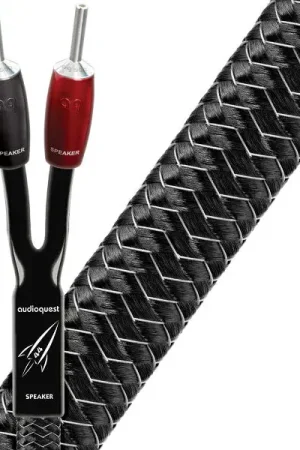 Offre du jour | Audioquest Rocket 44 avec bananes Series 500 Silver (2x1,5 m) Câbles d'enceintes prémontés