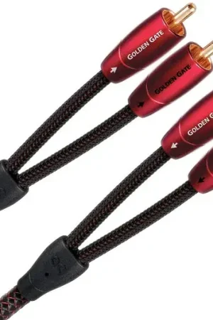 Audioquest Golden Gate connecteur RCA vers RCA (0,6 m) Câbles RCA/Cinch stéréo | Achetez dès maintenant