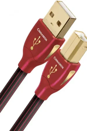 Offre exceptionnelle | Audioquest Cinnamon USB A > B (0,75 m) Câbles USB