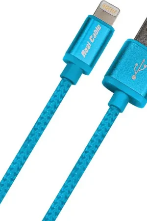 Real Cable iPlug Light Bleu (1 m) Câbles USB - Remise