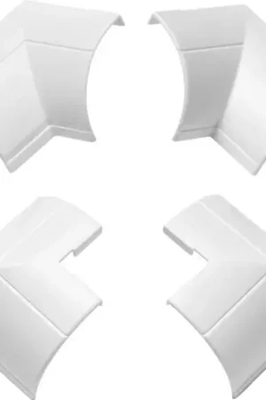 Soldes - Lot de 4 coudes pour D-Line Trim 22/22 mm  Caches-câbles