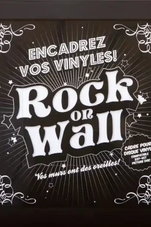 Déstockage | Rock on Wall cadre Noir Cadres vinyle
