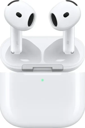 Apple Airpods 4 Blanc avec réduction active du bruit  Écouteurs True Wireless - Prix cassé