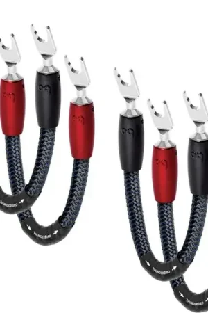Jusqu'à épuisement des stocks - Audioquest ThunderBird Jumper 507 fourche Silver (lot de 4) Accessoires enceintes