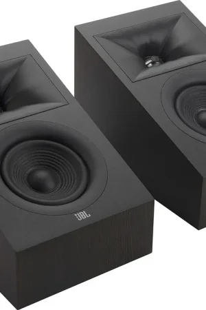Retour gratuit | JBL 240H Bois noir (la paire) Enceintes Atmos