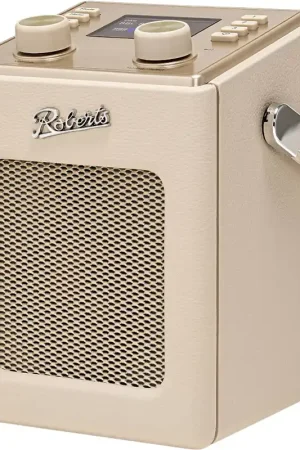 Roberts Revival Mini 2 Crème Enceintes Bluetooth portables - Qualité professionnelle