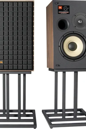 JBL L82 MKII Noir (la paire) + pieds JS80 (la paire) Enceintes colonne | Préféré des clients