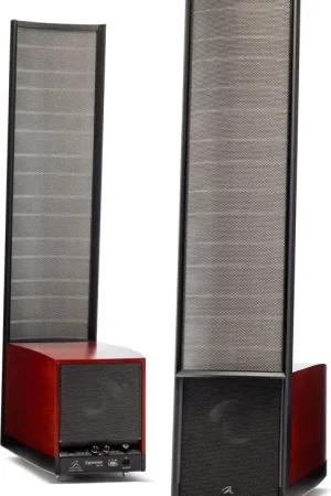 Martin Logan Expression ESL 13A Merisier foncé (la paire) Enceintes colonne - Dernières unités