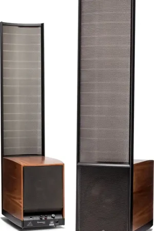 Super offre | Martin Logan Renaissance ESL 15A Noyer (la paire) Enceintes colonne