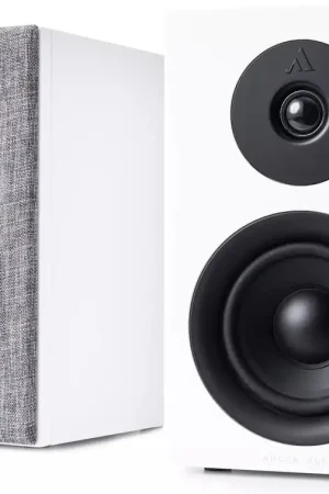 Prix avantageux - Argon Audio Forus 4 Blanc (la paire) Enceintes bibliothèque