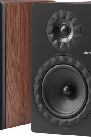 Elipson Prestige Facet II 8B Noyer (la paire) Enceintes bibliothèque | Bon plan