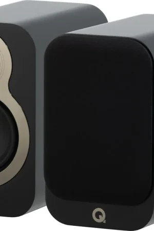 Qualité supérieure | Q Acoustics 3010C Noir mat (la paire) Enceintes bibliothèque