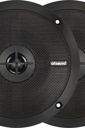 Nouveau en boutique | Artsound MDC6.2 Noir (la paire) Enceintes encastrables