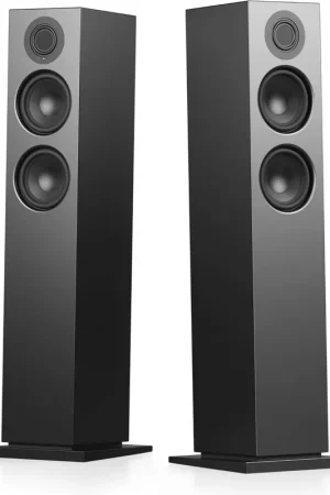 Audio Pro A48 W Noir (la paire) Enceintes sans fil hi-fi - Premium