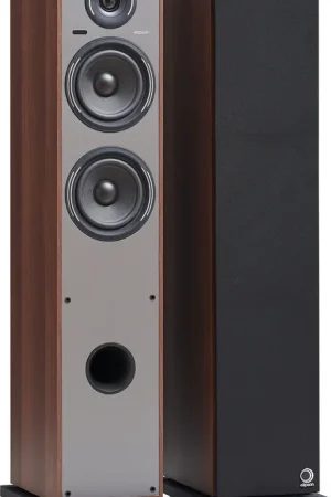 Bientôt épuisé - Elipson Horus 11F Active BT Phono Noyer (la paire) Enceintes sans fil hi-fi