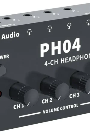 Incontournable - Fosi PH04-12V Noir Amplis casques