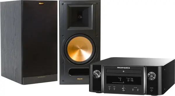 Fin de série | Marantz Melody X M-CR612 Noir + Klipsch RB81MKII Noir Chaînes hi-fi composées