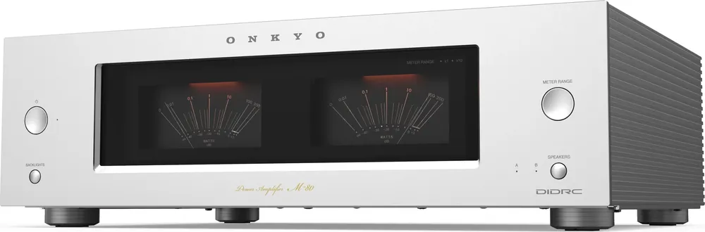 Disponible maintenant - Onkyo Icon M-80 Silver Amplis de puissance