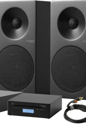 Tangent Ampster BT III + CD III + Tangent Spectrum II X5 Noir (la paire) Chaînes hi-fi composées | Expédition express