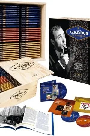 Charles Aznavour - The Complete Work : Centenary Edition Coffret Collector 99 volumes + livret de 60 pages) Disques CD - Qualité professionnelle