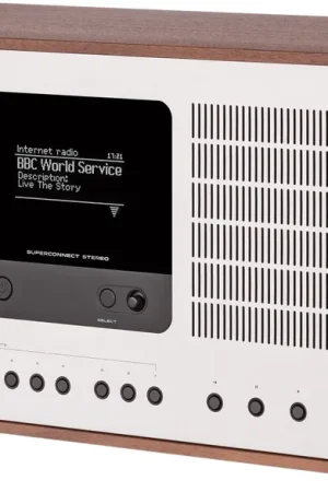 Revo SuperConnect Stereo Noyer/Argent Radios Internet | Meilleur prix