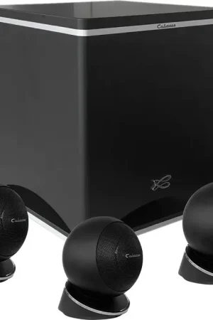 Réduction spéciale - Cabasse iO3 Noir (lot de 5 ) + Cabasse Santorin 25 M3 Noir Packs enceintes compactes